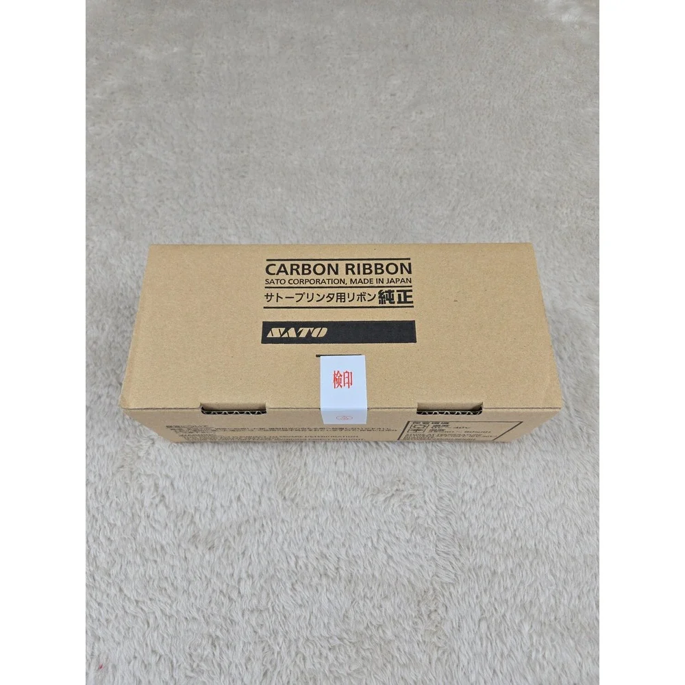Sato R434B Carbon Ribbon WB1092004 84mm x 300m Face In 3 Rolls Made in‎ Japan